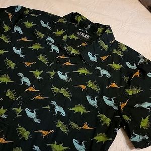 L Dino Button Down